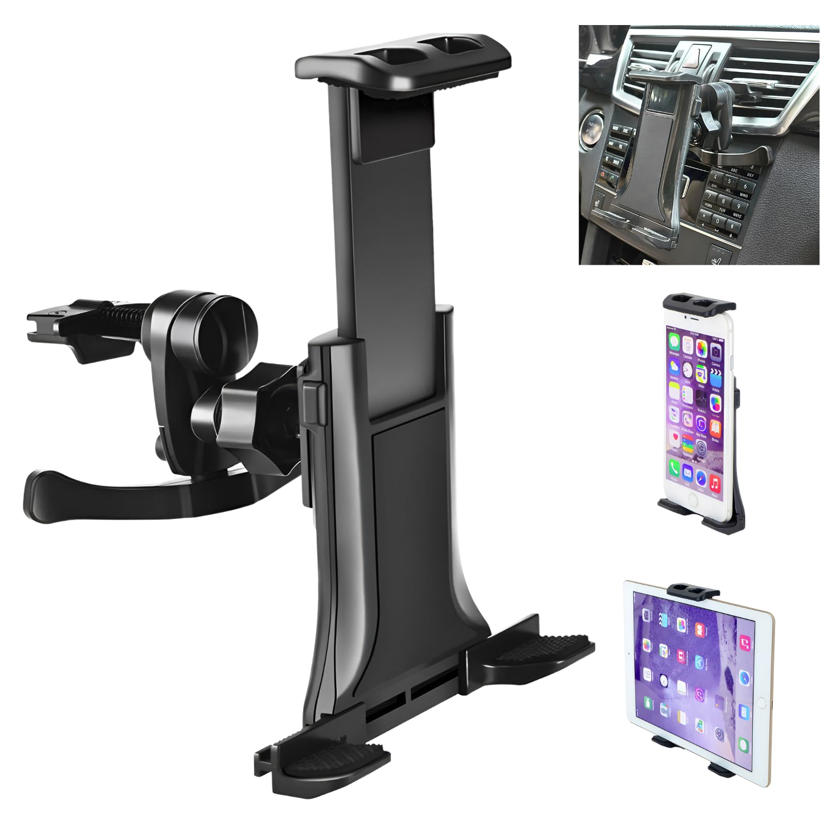 Amazon.co.jp: Charmoon 車 タブレットホルダー スマホホルダー
